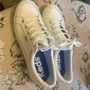 Keds Women's White Canvas Sneakers New Without Box
